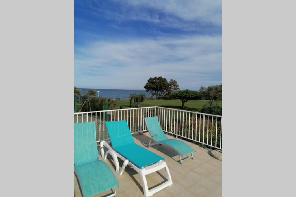 Studio 4 Personnes Bord De Mer Avec Piscine Wifi Cervione Εξωτερικό φωτογραφία